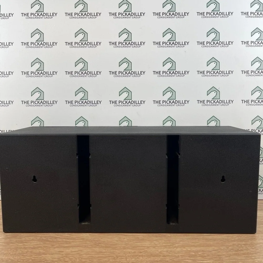 Laserline CD 36 Compact Disc Storage Cabinet Black Wall Mountable 36 Capacity